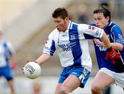 20 February 2005; Paul McGarry, Ballina Stephenites, in action against Peter O'Dwyer, Kilmurray-Ibrickane. AIB All-Ireland Club Senior Football Championship Semi-Final, Ballina Stephenites v Kilmurray-Ibrickane, Pearse Stadium, Galway. Due to a colour clash both teams wear their provincial colours. Picture credit; Pat Murphy / SPORTSFILE