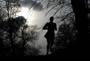 19 February 2005; A general view of action during the Senior Womens event. AAI National Inter Club Cross Country Championships, Santry, Dublin. Picture credit; Brian Lawless / SPORTSFILE