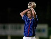 22 February 2005; James Bell, Linfield. Pre-Season Friendly, Derry City v Linfield, Brandywell, Derry. Picture credit; David Maher / SPORTSFILE