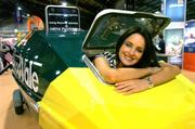 4 March 2005;  Model Andrea Roche at the official launch of Olympic rower Gearoid Towey's participation in the Woodvale Atlantic Rowing Race 2005 supported by Red Bull. The 2005 race is scheduled to start in November. RDS Simmonscourt, Dublin. Picture credit; David Maher / SPORTSFILE