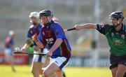 5 March 2005; Dave McCormack, University of Limerick, in action against Jackie Tyrrell, Limerick IT. Datapac Fitzgibbon Cup Final, Limerick IT v University of Limerick, Gaelic Grounds, Limerick. Picture credit; Kieran Clancy / SPORTSFILE