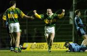 5 March 2005; Declan Quill, Kerry, celebrates scoring a goal against Dublin. Allianz National Football League, Division 1A, Kerry v Dublin, Austin Stack Park, Tralee, Co. Kerry. Picture credit; Brendan Moran / SPORTSFILE