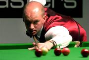 7 March 2005; Defending champion Peter Ebdon, England, in action during round 1 of the Failte Ireland Irish Masters, Dave Harold.v.Peter Ebdon, Citywest Hotel, Saggart, Co. Dublin. Picture credit; Matt Browne / SPORTSFILE