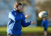 9 December 2013; Leinster's Gordon D'Arcy during squad training ahead of their Heineken Cup 2013/14, Pool 1, Round 4, match against Northampton on Saturday. Leinster Rugby Squad Training & Press Briefing, UCD, Belfield, Dublin. Picture credit: Stephen McCarthy / SPORTSFILE