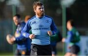 9 December 2013; Leinster's Gordon D'Arcy during squad training ahead of their Heineken Cup 2013/14, Pool 1, Round 4, match against Northampton on Saturday. Leinster Rugby Squad Training & Press Briefing, UCD, Belfield, Dublin. Picture credit: Ramsey Cardy / SPORTSFILE