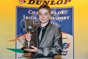10 December 2013; William Harron, National Kart Champion Mini Max class, in attendance at the Dunlop Motorsport Ireland Awards 2013. The Marker Hotel, Grand Canal Dock, Dublin. Picture credit: Barry Cregg / SPORTSFILE