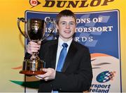 10 December 2013; Cathal Mullins, National Kart Champion, Junior Max class, in attendance at the Dunlop Motorsport Ireland Awards 2013. The Marker Hotel, Grand Canal Dock, Dublin. Picture credit: Barry Cregg / SPORTSFILE