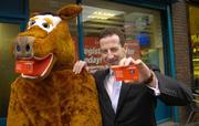 8 March 2005; Champion Jockey Jim Culloty at the launch of Ladbrokes new Total Betting Service (TBS). Ladbrokes, Chatham Street, Dublin. Picture credit; David Levingtsone / SPORTSFILE