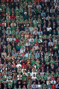 19 March 2005; Ireland fans watch the final moments of the game. RBS Six Nations Championship 2005, Wales v Ireland, Millennium Stadium, Cardiff, Wales. Picture credit; Pat Murphy / SPORTSFILE