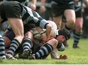 17 April 1999; David Corkery, Cork Constitution, in action against Shannon. AIB League Rugby, Cork Constitution v Shannon, Temple Hill, Cork. Picture credit: Brendan Moran / SPORTSFILE