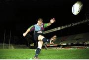 10 June 1999; Ireland out-half, David Humphreys, practices his place kicking during training. Ireland Rugby Squad Training, Ballymore Football Stadium, Brisbane, Queensland, Australia. Picture credit: Matt Browne / SPORTSFILE