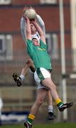 2 April 2005; Mark Ward, Meath, in action against Daryl Flynn, Kildare. Leinster U21 Football Championship Semi-Final, Meath v Kildare, Cusack Park, Mullingar, Co. Westmeath. Picture credit; Ray McManus / SPORTSFILE