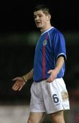 4 April 2005; Shea Campbell, Linfield. Setanta Cup, Group One, Longford Town v Linfield, Flancare Park, Longford. Picture credit; David Maher / SPORTSFILE