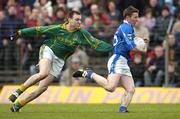 3 April 2005; Gerald Pierson, Cavan, in action against Stephen McGabhann, Meath. Allianz National Football League, Division 2B, Meath v Cavan, Pairc Tailteann, Navan, Co. Meath. Picture credit; Ray McManus / SPORTSFILE