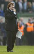 2 April 2005; Declan King, Stadium Announcer. Heineken European Cup 2004-2005, Quarter-Final, Leinster v Leicester, Lansdowne Road, Dublin. Picture credit; Brendan Moran / SPORTSFILE