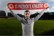 7 January 2014; St Patrick's Athletic new signing Keith Fahey ahead of the 2014 Airtricity League season. Richmond Park, Dublin. Picture credit: David Maher / SPORTSFILE