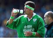 28 August 1999; Dion O'Cuinneagain, Ireland. Rugby International, Ireland v Argentina, Lansdowne Road, Dublin. Picture credit: Brendan Moran / SPORTSFILE