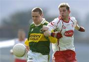 3 April 2005; Declan Quill, Kerry, in action against Shane Sweeney, Tyrone. Allianz National Football League, Division 1A, Kerry v Tyrone, Fitzgerald Stadium, Killarney, Co. Kerry. Picture credit; Brendan Moran / SPORTSFILE
