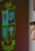 11 April 2005; British and Irish Lions captain Brian O'Driscoll speaking at a press conference to announce the British & Irish Lions squad and captain. Hilton Hotel, Heathrow, London, England. Picture credit; Brendan Moran / SPORTSFILE