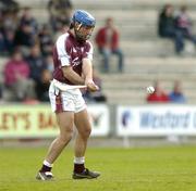 10 April 2005; David Tierney, Galway. Allianz National Hurling League, Division 1, Wexford v Galway, Wexford Park, Wexford. Picture credit; Matt Browne / SPORTSFILE