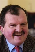 13 April 2005; New Chief Executive of St. Patrick's Athletic F.C. Bernard O'Byrne during a press conference to announce his appointment. Richmond Park, Dublin. Picture credit; David Maher / SPORTSFILE