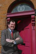 13 April 2005; The new Chief Executive of St. Patrick's Athletic F.C. Bernard O'Byrne, outside Richmond Park, after a press conference to announce his appointment. Richmond Park, Dublin. Picture credit; David Maher / SPORTSFILE