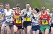 9 April 2005; Mark Carroll (51) in action during the BUPA Great Ireland Run. Phoenix Park, Dublin. Picture credit; Brian Lawless / SPORTSFILE