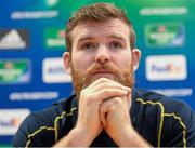 9 January 2014; Leinster's Gordon D'Arcy during a press conference ahead of their Heineken Cup 2013/14, Pool 1, Round 5, match against Castres on Sunday. UCD, Belfield, Dublin. Picture credit: Stephen McCarthy / SPORTSFILE