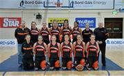 11 January 2014; The Killester team. Basketball Ireland Women's National Cup Semi-Final 2014, UL Huskies v Killester, Neptune Stadium, Cork. Picture credit: Brendan Moran / SPORTSFILE