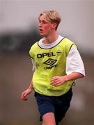 12 February 1999; Alan Cawley during a Republic of Ireland under 16 training session in Dublin. Photo by David Maher/Sportsfile