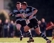 13 February 1999; Andrew Thompson of Shannon RFC during the AIB All-Ireland League Division 1 match between St Mary's College and Shannon RFC at Templeville Road in Dublin. Photo by Brendan Moran/Sportsfile