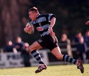 13 February 1999; Andrew Thompson of Shannon RFC during the AIB All-Ireland League Division 1 match between St Mary's College and Shannon RFC at Templeville Road in Dublin. Photo by Brendan Moran/Sportsfile