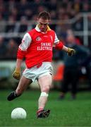31 January 1999; Anthony Keating of Éire Og during the AIB Leinster Club Football Championship Final 2nd Replay match between Éire Og and Kilmacud Crokes at St. Conleth's Park, Newbridge, Kildare. Photo by Ray McManus/Sportsfile