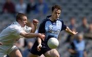 24 April 2005; Chris Moore, Dublin, in action against Mark Scanlon, Kildare. Cadbury's Leinster U21 Football Final Replay, Dublin v Kildare, Croke Park, Dublin. Picture credit; Brian Lawless / SPORTSFILE