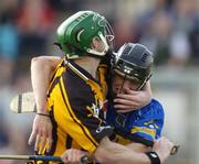 24 April 2005; Henry Shefflin, Kilkenny, and Hugh Moloney, Tipperary, get into a tangle during the game. Allianz National Hurling League, Division 1, Round 3, Kilkenny v Tipperary, Nowlan Park, Kilkenny. Picture credit; Brendan Moran / SPORTSFILE