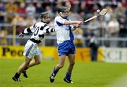 2 May 2005; Niall Killeen, St. Flannan's, in action against Mark Walsh, St. Kieran's. All-Ireland Colleges Senior 'A' Hurling Final, St. Flannan's v St. Kieran's, Semple Stadium, Thurles, Co. Tipperary. Picture credit; Brendan Moran / SPORTSFILE