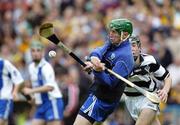 2 May 2005; Patrick Kelly, St. Flannan's, in action against Patrick Hogan, St. Kieran's. All-Ireland Colleges Senior 'A' Hurling Final, St. Flannan's College v St. Kieran's College, Semple Stadium, Thurles, Co. Tipperary. Picture credit; Ray McManus / SPORTSFILE