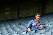 3 May 2005; Belfast Harlequins vice-captain Paul McKenzie sits in the stand at a photocall ahead of the AIB League Division 1, 2 and 3 finals. Lansdowne Road, Dublin. Picture credit; Brendan Moran / SPORTSFILE