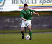 28 April 2005; Andrew Callaghan, Republic of Ireland. U16 Friendly International, Republic of Ireland U16 v Sweden U16, Whitehall, Dublin. Picture credit; Brian Lawless / SPORTSFILE