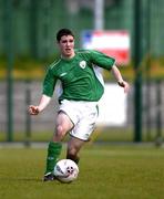 28 April 2005; Andrew Callaghan, Republic of Ireland. U16 Friendly International, Republic of Ireland U16 v Sweden U16, Whitehall, Dublin. Picture credit; Brian Lawless / SPORTSFILE