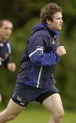 5 May 2005; Leinster's Gordon D'Arcy in action during squad training. UCD, Belfield, Dublin. Picture credit; Pat Murphy / SPORTSFILE