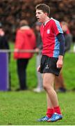 23 January 2014; Max Lacken, C.U.S. Vinnie Murray Semi-Final, C.U.S v Gonzaga College, Sydney Parade, Co. Dublin. Picture credit: Barry Cregg / SPORTSFILE