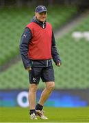 1 February 2014; Ireland's head coach Joe Schmidt during the Ireland Rugby Squad Captain's Run ahead of Sunday's RBS Six Nations Rugby Championship match against Scotland. Aviva Stadium, Landowne Road, Dublin. Picture credit: Matt Browne / SPORTSFILE