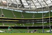 1 February 2014; Ireland's Jonathan Sexton during the Ireland Rugby Squad Captain's Run ahead of Sunday's RBS Six Nations Rugby Championship match against Scotland. Aviva Stadium, Landowne Road, Dublin. Picture credit: Matt Browne / SPORTSFILE