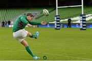 1 February 2014; Ireland's Jonathan Sexton during the Ireland Rugby Squad Captain's Run ahead of Sunday's RBS Six Nations Rugby Championship match against Scotland. Aviva Stadium, Landowne Road, Dublin. Picture credit: Matt Browne / SPORTSFILE