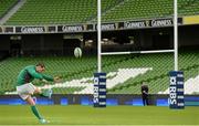 1 February 2014; Ireland's Jonathan Sexton during the Ireland Rugby Squad Captain's Run ahead of Sunday's RBS Six Nations Rugby Championship match against Scotland. Aviva Stadium, Landowne Road, Dublin. Picture credit: Matt Browne / SPORTSFILE