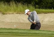 3 June 2005; Des Smyth plays from the bunker onto the 2nd green during round one of the AIB Irish Seniors Open. Heritage Golf & Country Club, Killenard, Co. Laois. Picture credit; Matt Browne / SPORTSFILE