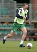 3 June 2005; John O'Shea, Republic of Ireland, in action during squad training. Lansdowne Road, Dublin. Picture credit; David Maher / SPORTSFILE
