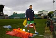 3 June 2005; Steven Reid, Republic of Ireland, at the end of  squad training. Lansdowne Road, Dublin. Picture credit; David Maher / SPORTSFILE