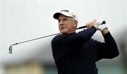 3 June 2005; Denis O'Sullivan watches his tee shot from the 17th tee box during round one of the AIB Irish Seniors Open. Heritage Golf & Country Club, Killenard, Co. Laois. Picture credit; Matt Browne / SPORTSFILE